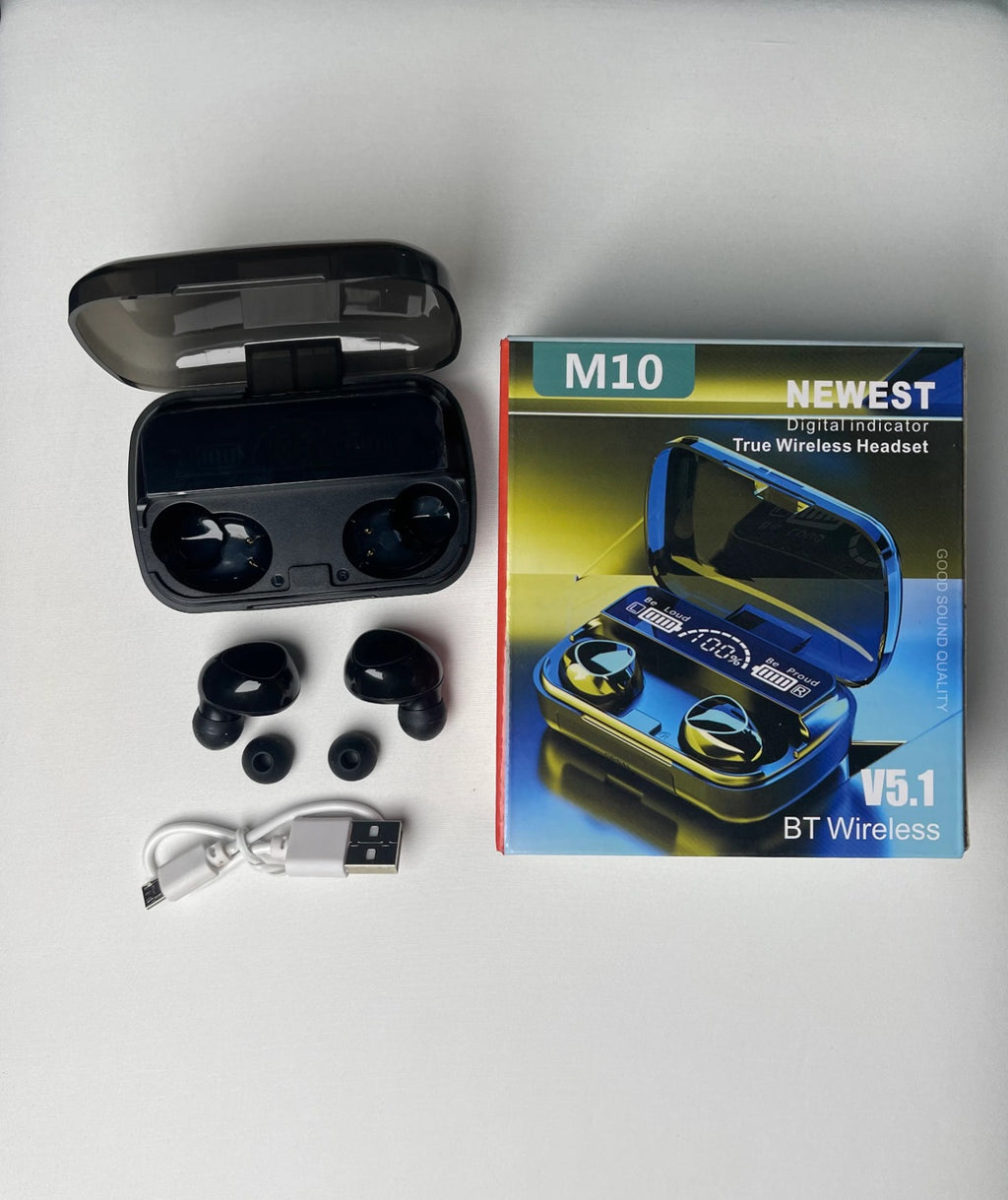 M10 True Wireless Earbuds Noise Cancellation Touch Controls Pakistan